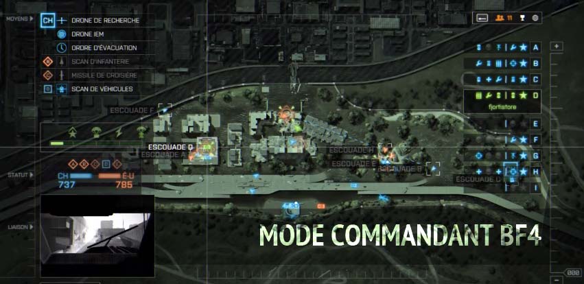 BF4 : Conseils pour le mode commandant